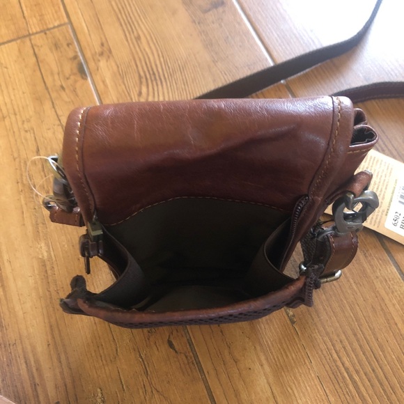 NWT Kanga Life Leather Voyager Satchel Travel Bag - Picture 5 of 5